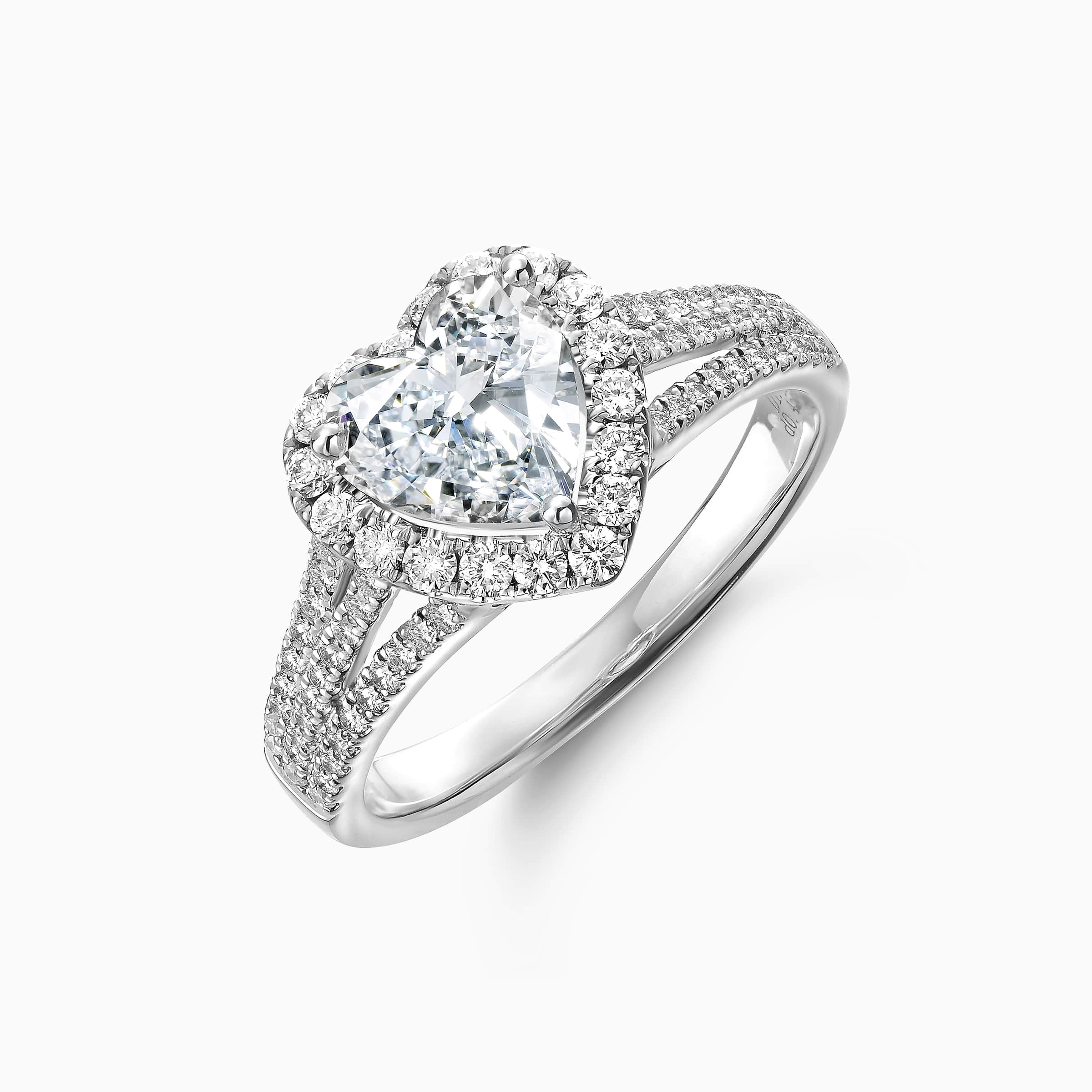 Darry Ring heart promise ring side view