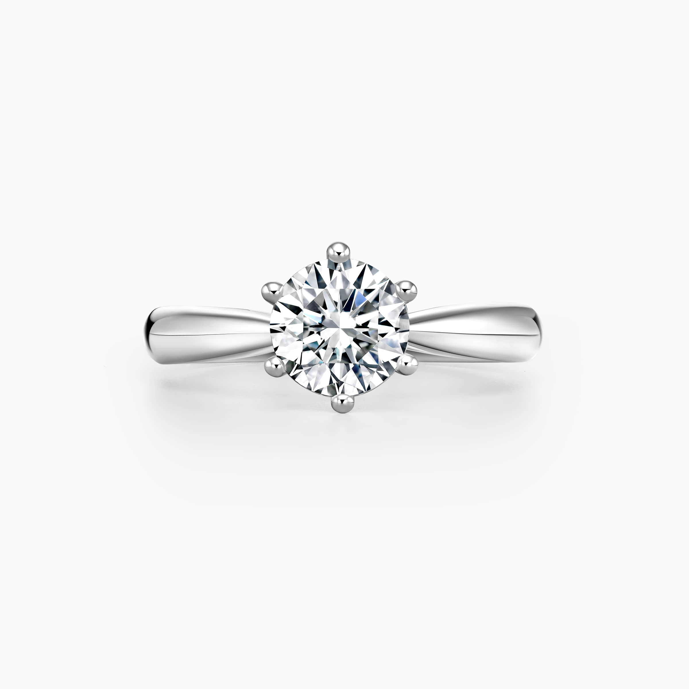 Darry Ring hexagon promise ring top view