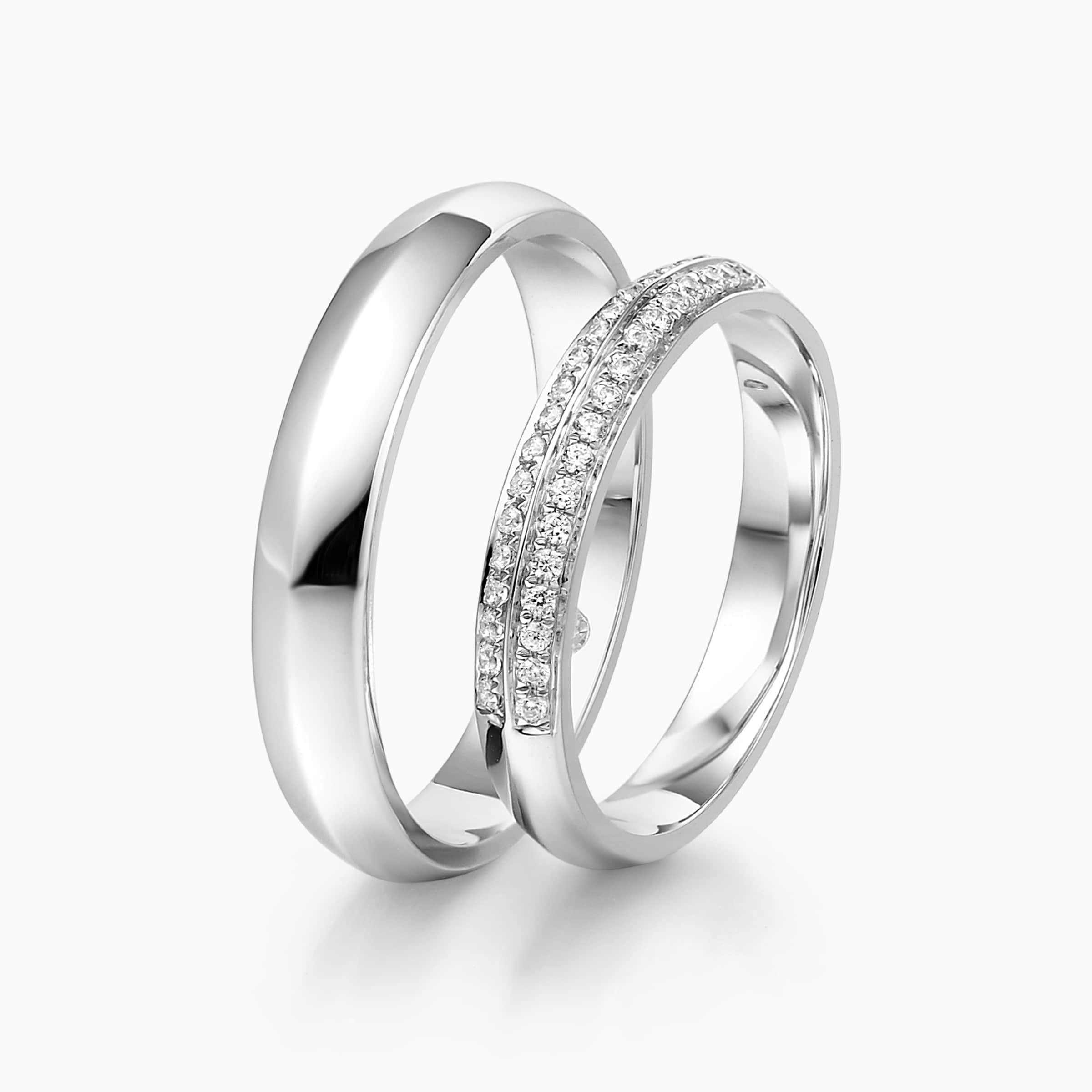 Darry Ring double row wedding bands