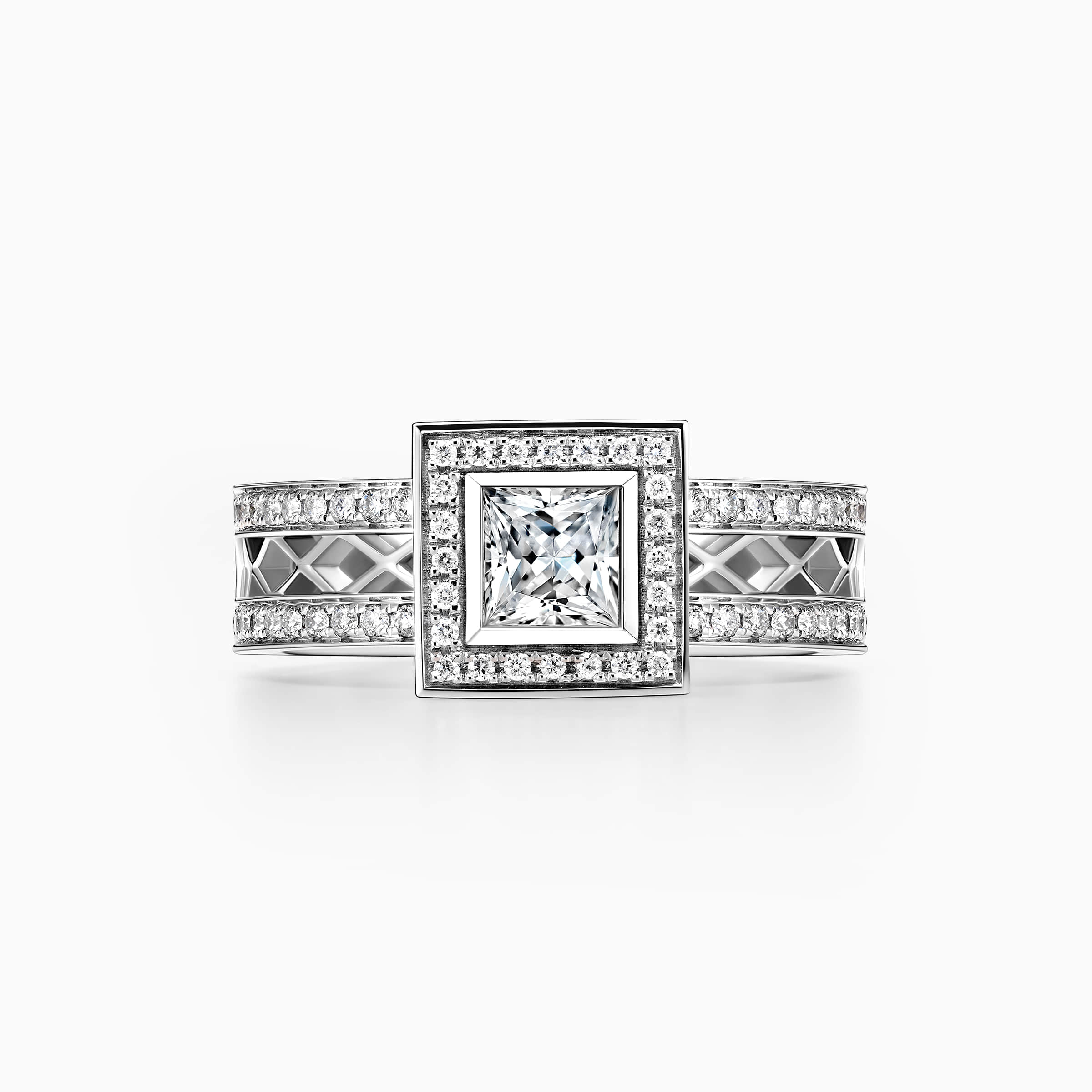 dr square halo engagement ring