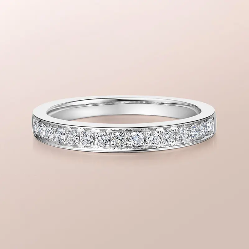 white gold eternity ring