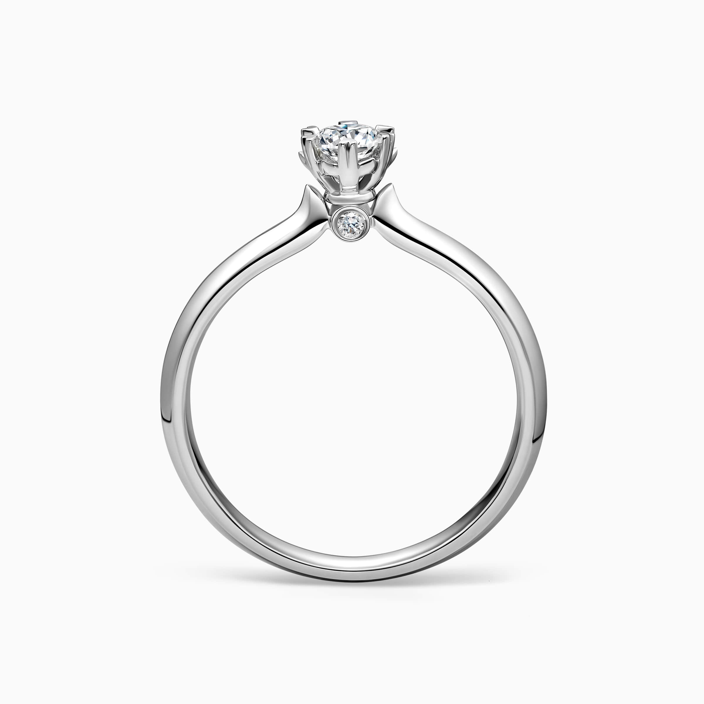 Darry Ring snowflake diamond promise ring front view