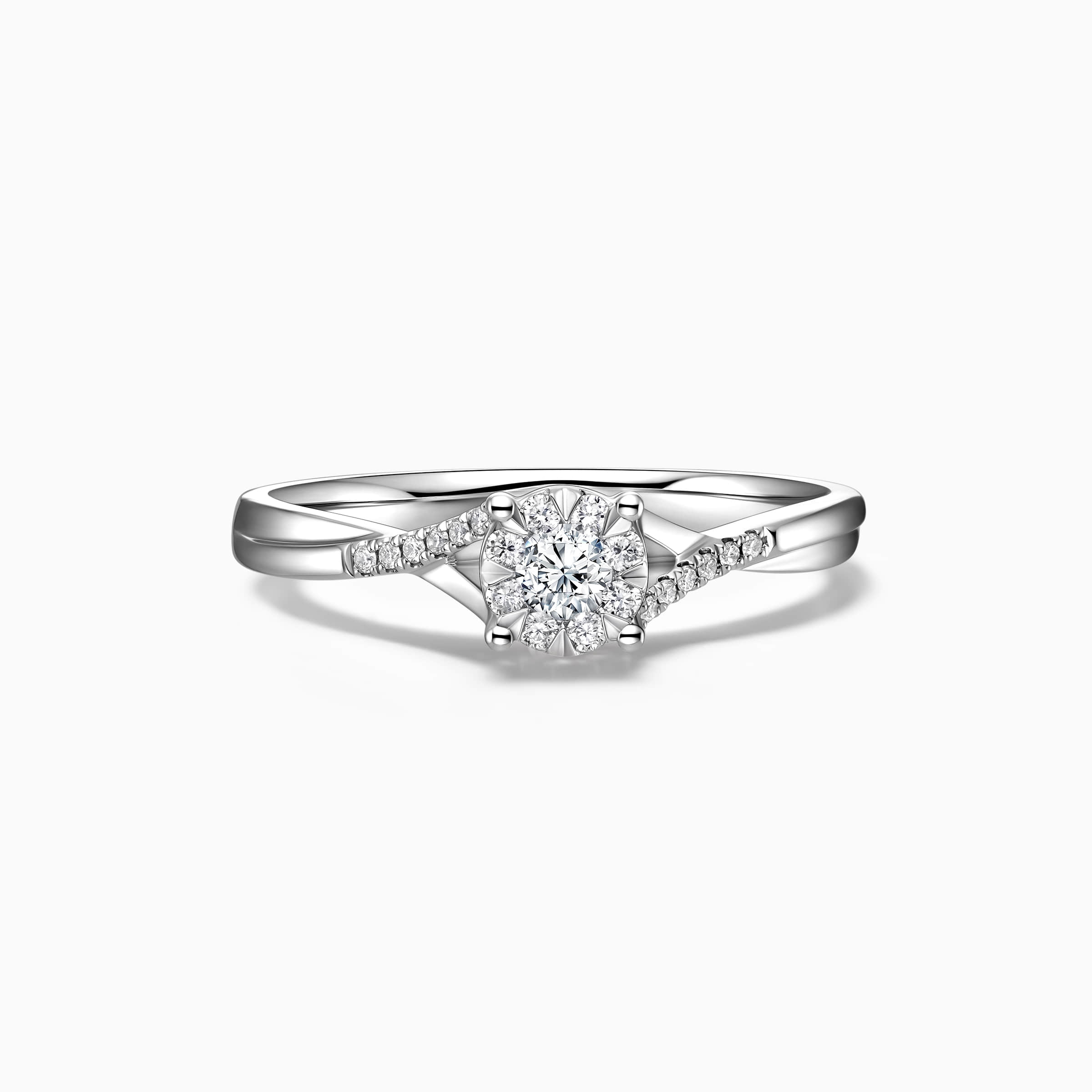 Darry Ring dainty promise ring front view