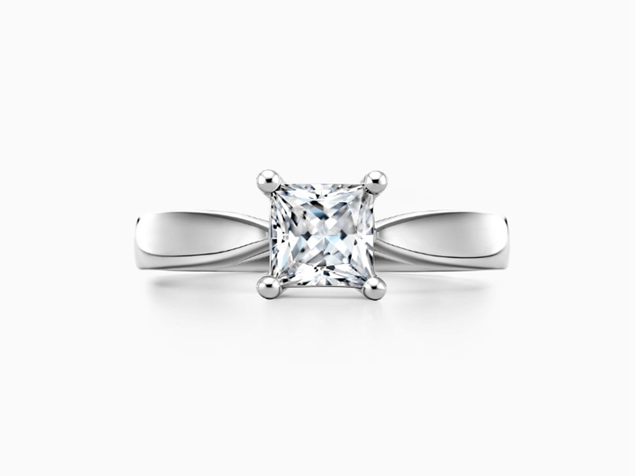 princess cut diamond engagement ring