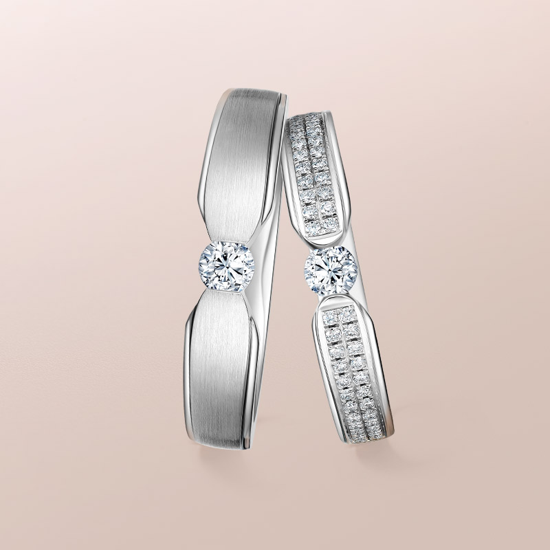 dr钻戒(darry ring)wedding系列 一生相系 结婚对戒-darry ring官网